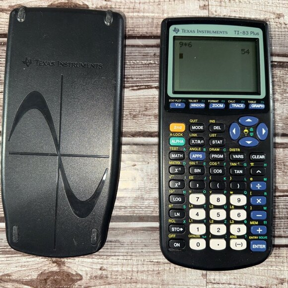 Texas Instruments Other - Texas Instruments TI83 Plus Graphing Calculator W Cover Tested Works Great EXUC